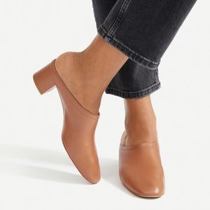 NEW Everlane Day Heel Mule | Cognac | Sz 5.5